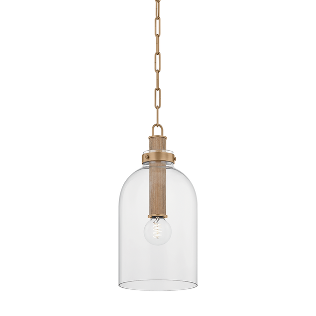 Troy Lighting Kori PATINA BRASS 9W x 18.75H Pendant