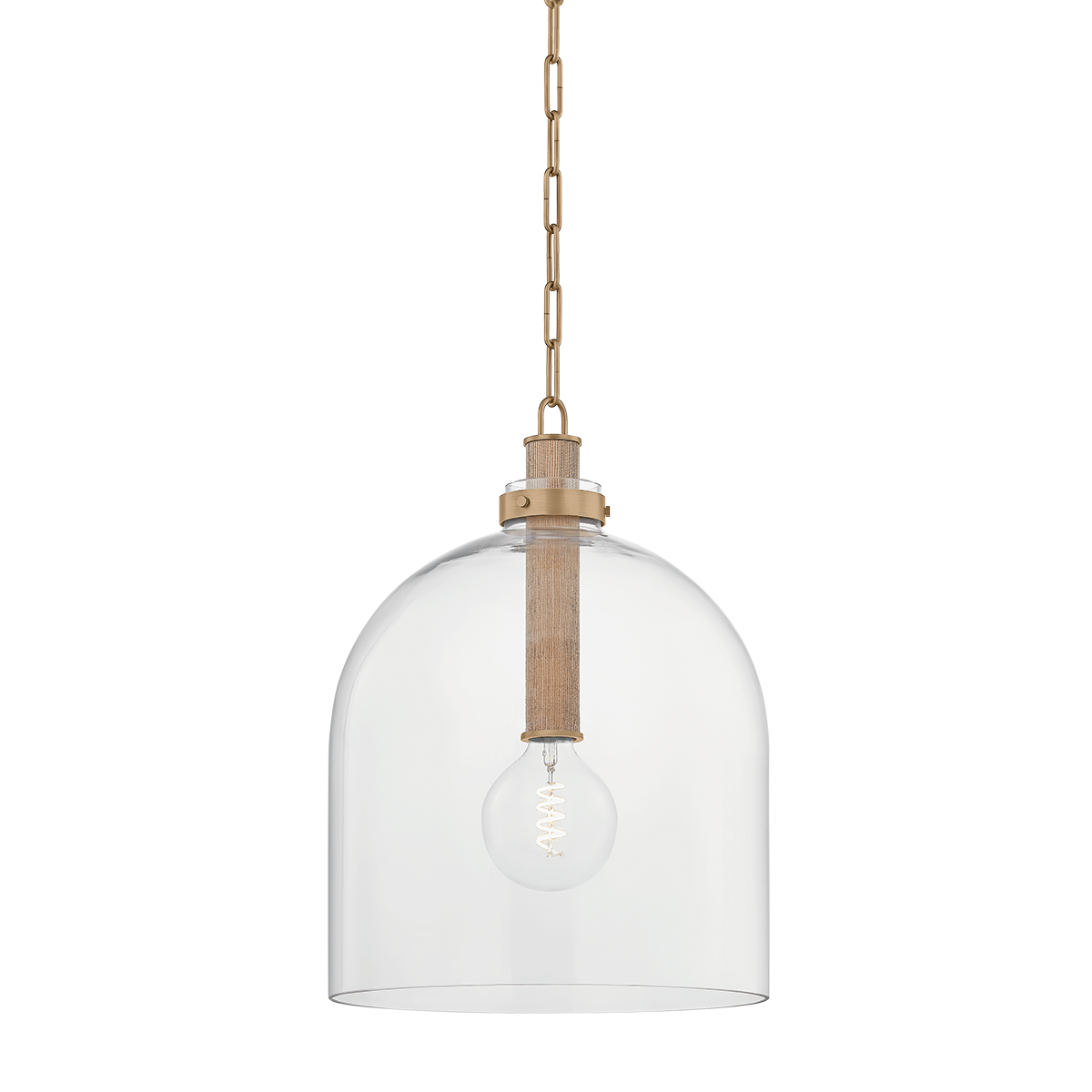 Troy Lighting Kori PATINA BRASS 15.75W x 22H Pendant