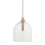 Troy Lighting Kori PATINA BRASS 15.75W x 22H Pendant