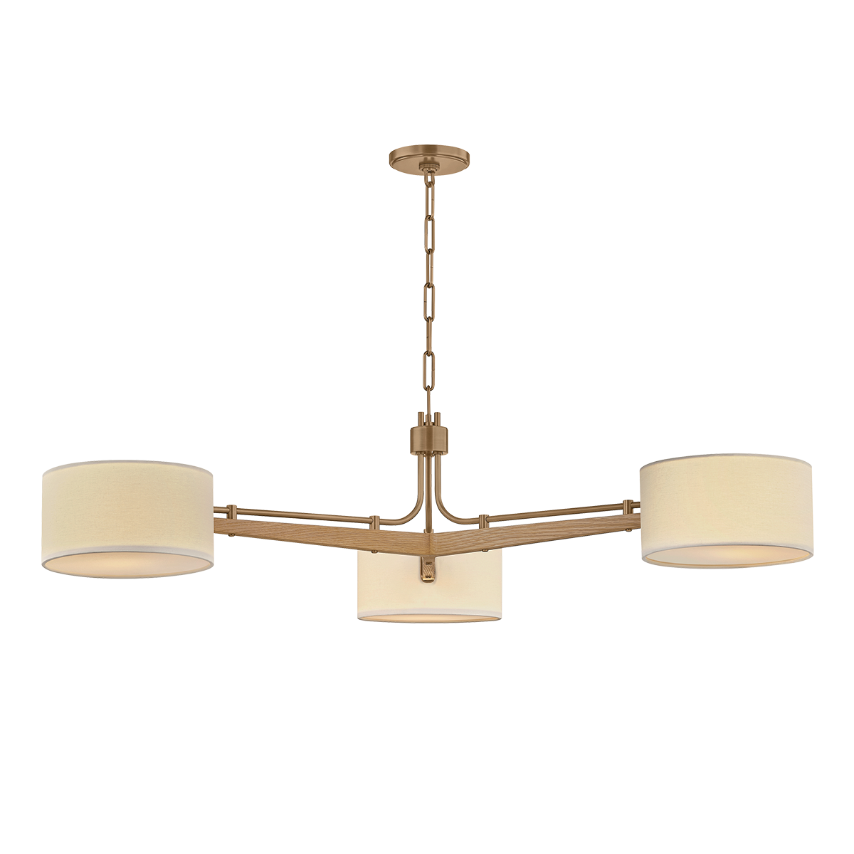 Troy Lighting Mailo PATINA BRASS 49.75W x 12.5H Chandelier