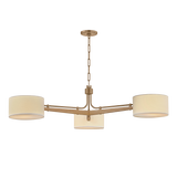 Troy Lighting Mailo PATINA BRASS 49.75W x 12.5H Chandelier