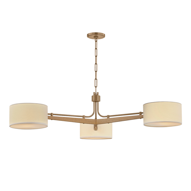 Troy Lighting Mailo PATINA BRASS 49.75W x 12.5H Chandelier