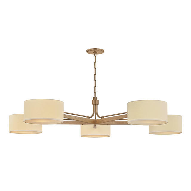 Troy Lighting Mailo PATINA BRASS 65W x 13H Chandelier