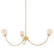 Mitzi Natasha AGED BRASS 36W x 14.25H Chandelier