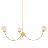 Mitzi Natasha AGED BRASS 36W x 14.25H Chandelier