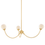 Mitzi Natasha AGED BRASS 36W x 14.25H Chandelier