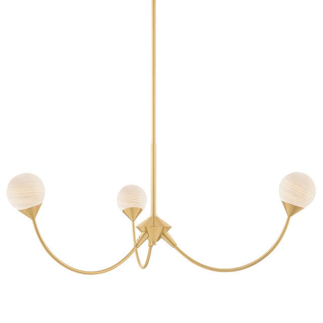 Mitzi Natasha AGED BRASS 36W x 14.25H Chandelier