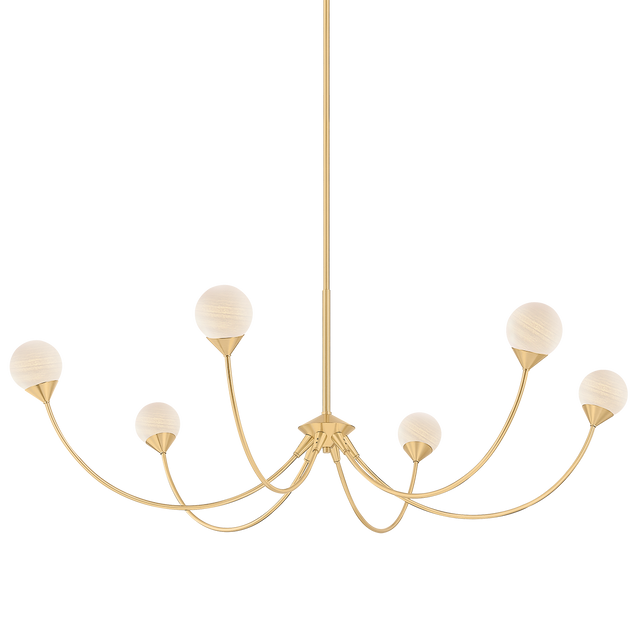 Mitzi Natasha AGED BRASS 48W x 18H Chandelier