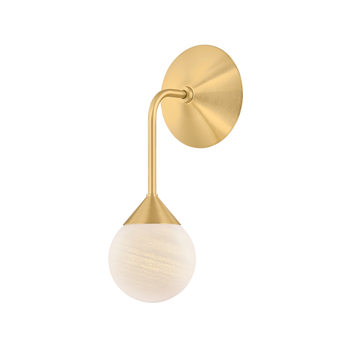 Mitzi Natasha AGED BRASS 4.75W x 11.5H Wall Sconce