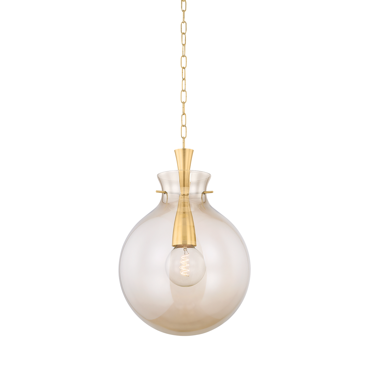 Mitzi Benita AGED BRASS 15.75W x 22.5H Pendant