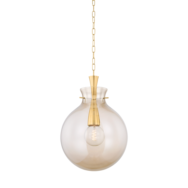 Mitzi Benita AGED BRASS 15.75W x 22.5H Pendant