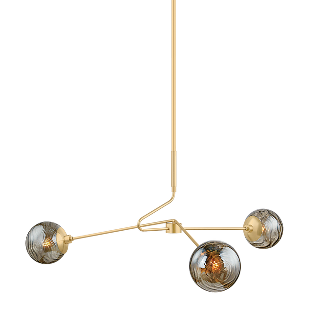 Mitzi NYLA AGED BRASS 45.5W x 17.25H Chandelier