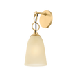 Mitzi CHRISTINE AGED BRASS 5.75W x 14.5H Wall Sconce