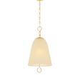 Mitzi CHRISTINE AGED BRASS 11W x 17.75H Pendant