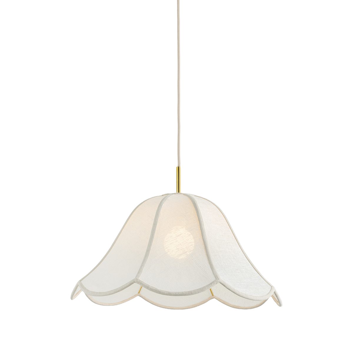 Mitzi Dara AGED BRASS 22W x 14.75H Pendant