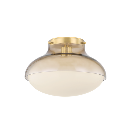 Mitzi Gianna AGED BRASS 12.5W x 8.5H Flush Mount