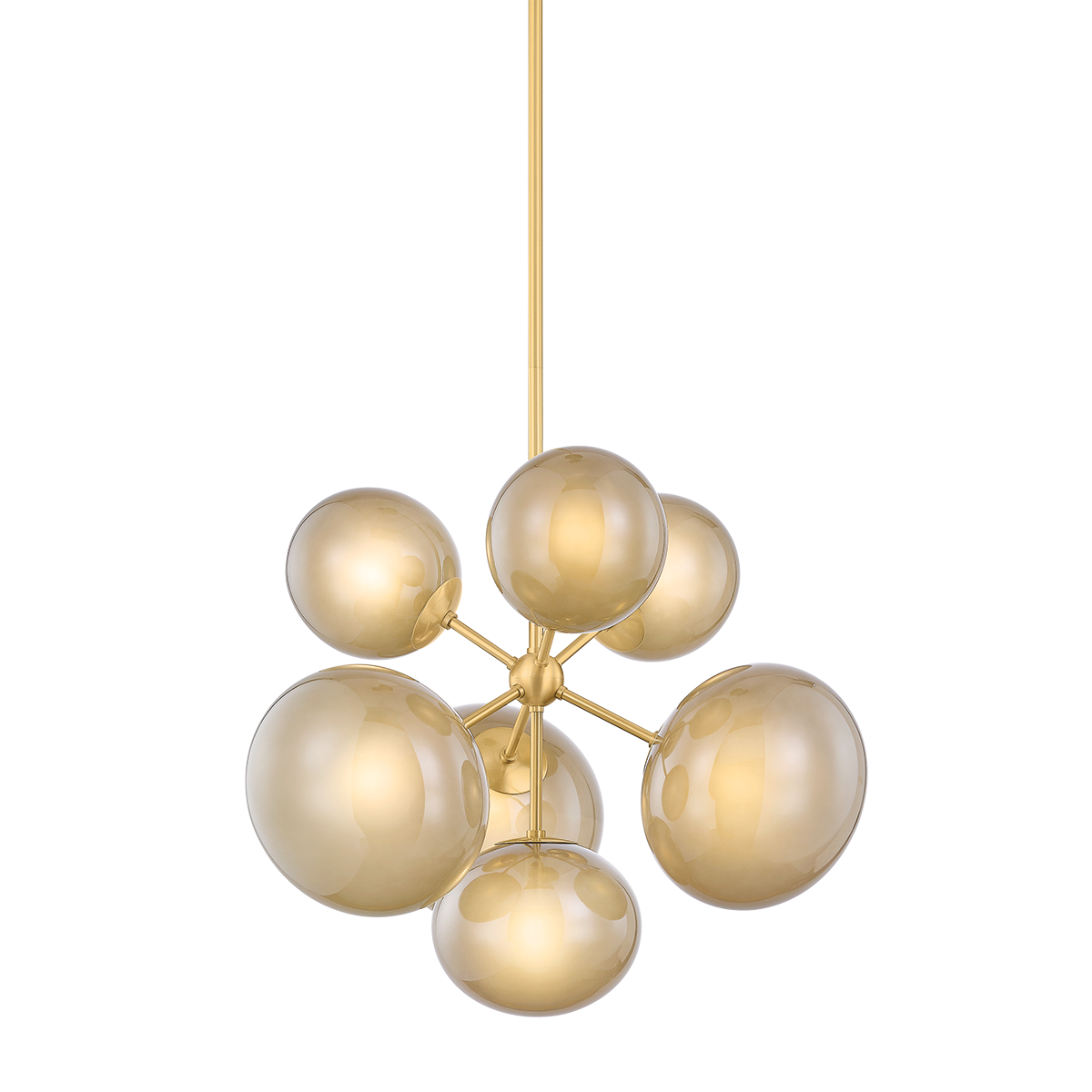 Mitzi ZALEY AGED BRASS 28W x 23H Chandelier