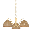 Mitzi KATNISS AGED BRASS 28W x 11.75H Chandelier