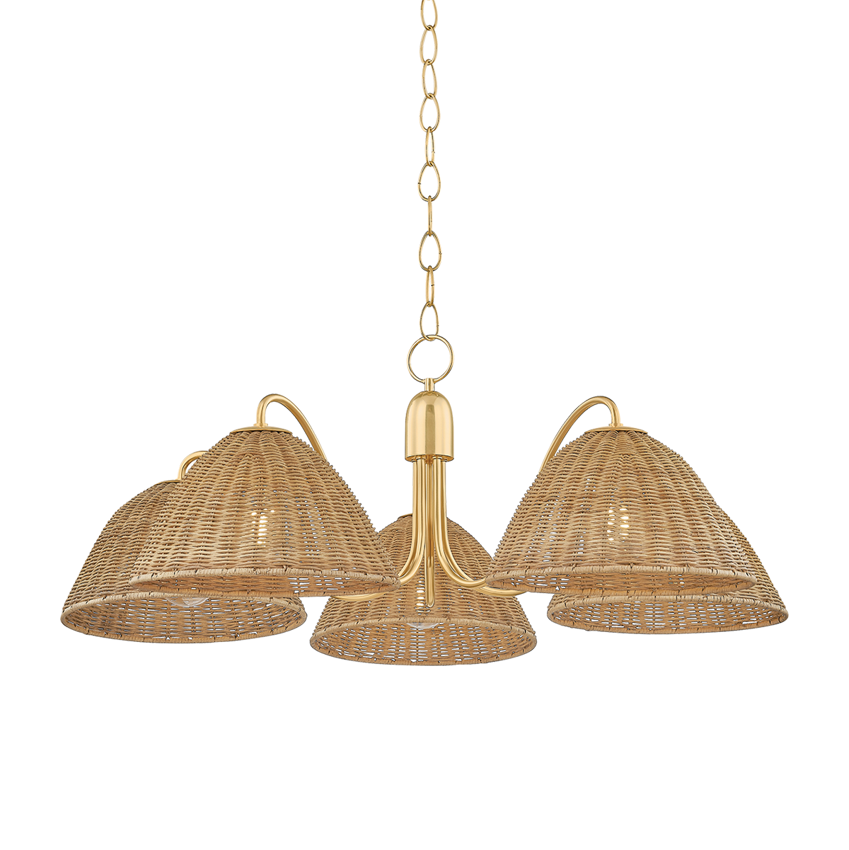Mitzi KATNISS AGED BRASS 38.5W x 13.5H Chandelier