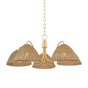 Mitzi KATNISS AGED BRASS 38.5W x 13.5H Chandelier