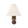 Mitzi CANDICE AGED BRASS 8W x 10.75H Wall Sconce