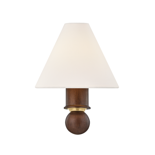 Mitzi CANDICE AGED BRASS 8W x 10.75H Wall Sconce