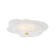 Mitzi Starlie AGED BRASS 16W x 4.25H Flush Mount