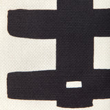 Lee Jofa BRIDGE BLACK/OYSTER Fabric