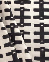 Lee Jofa BRIDGE BLACK/OYSTER Fabric
