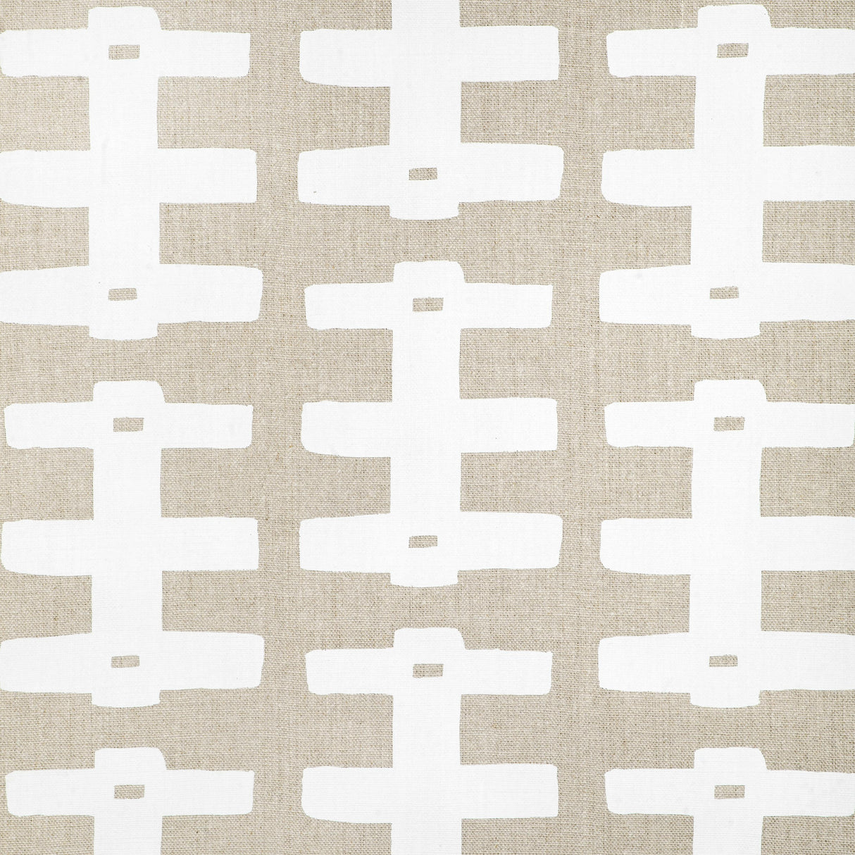 Lee Jofa BRIDGE WHITE/NATURAL Fabric
