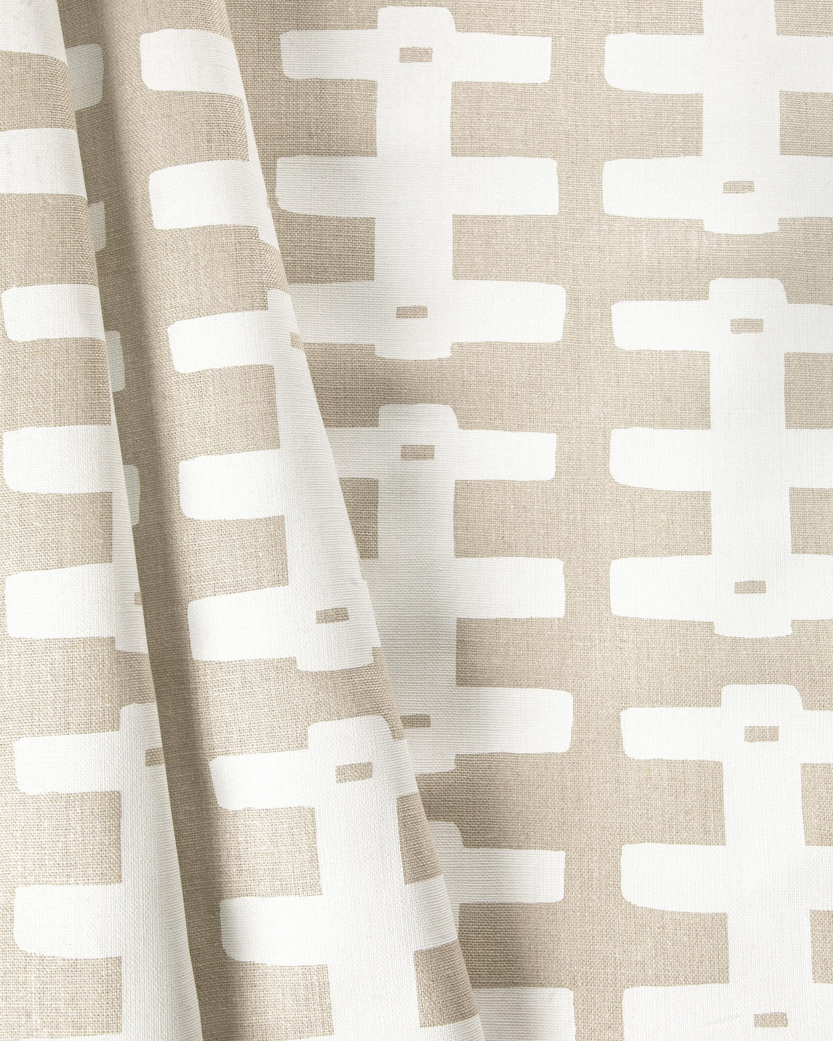 Lee Jofa BRIDGE WHITE/NATURAL Fabric