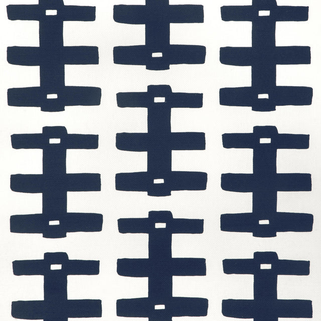 Lee Jofa BRIDGE DARK NAVY/OYSTER Fabric