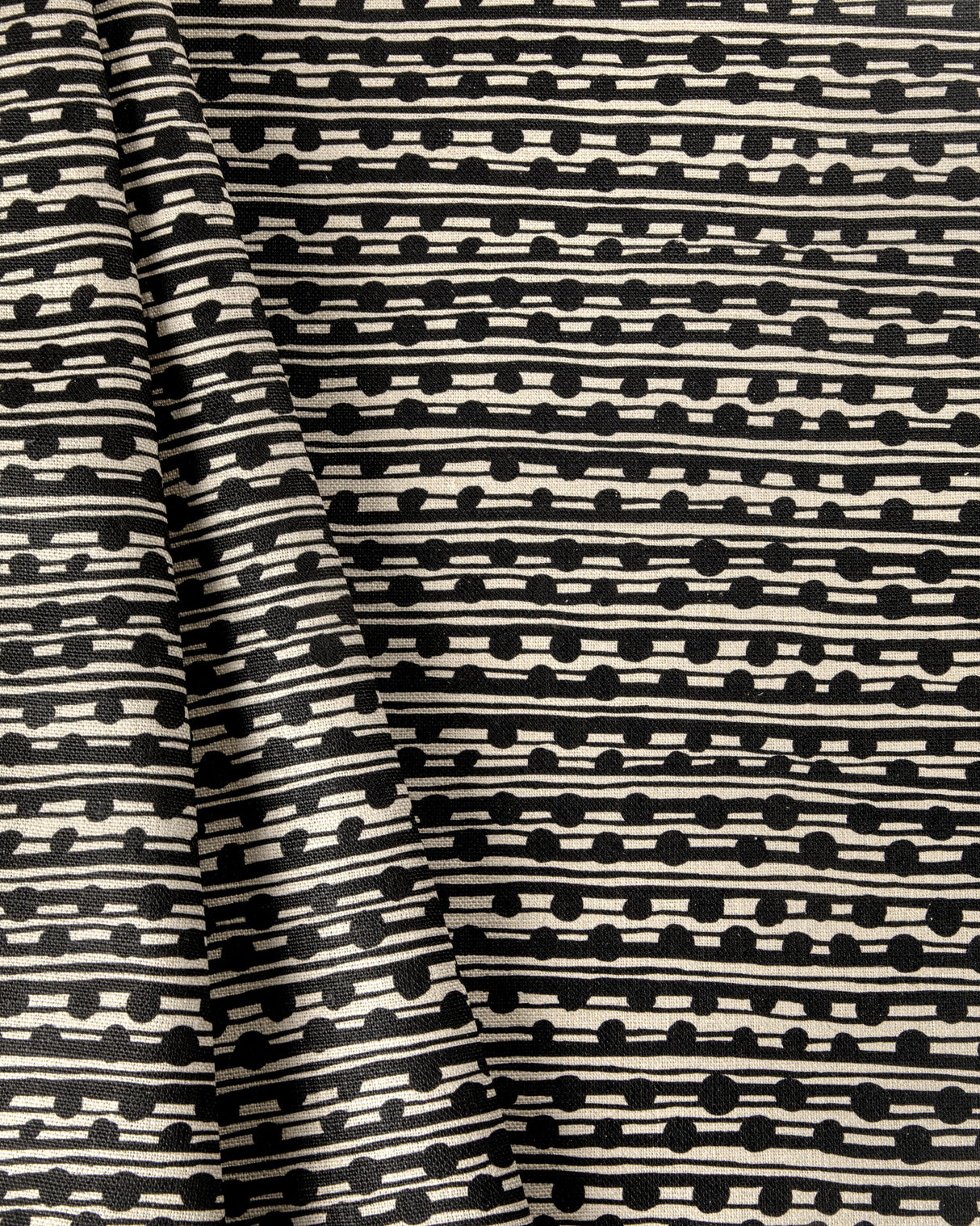 Lee Jofa GAMAL BLACK/NATURAL Fabric