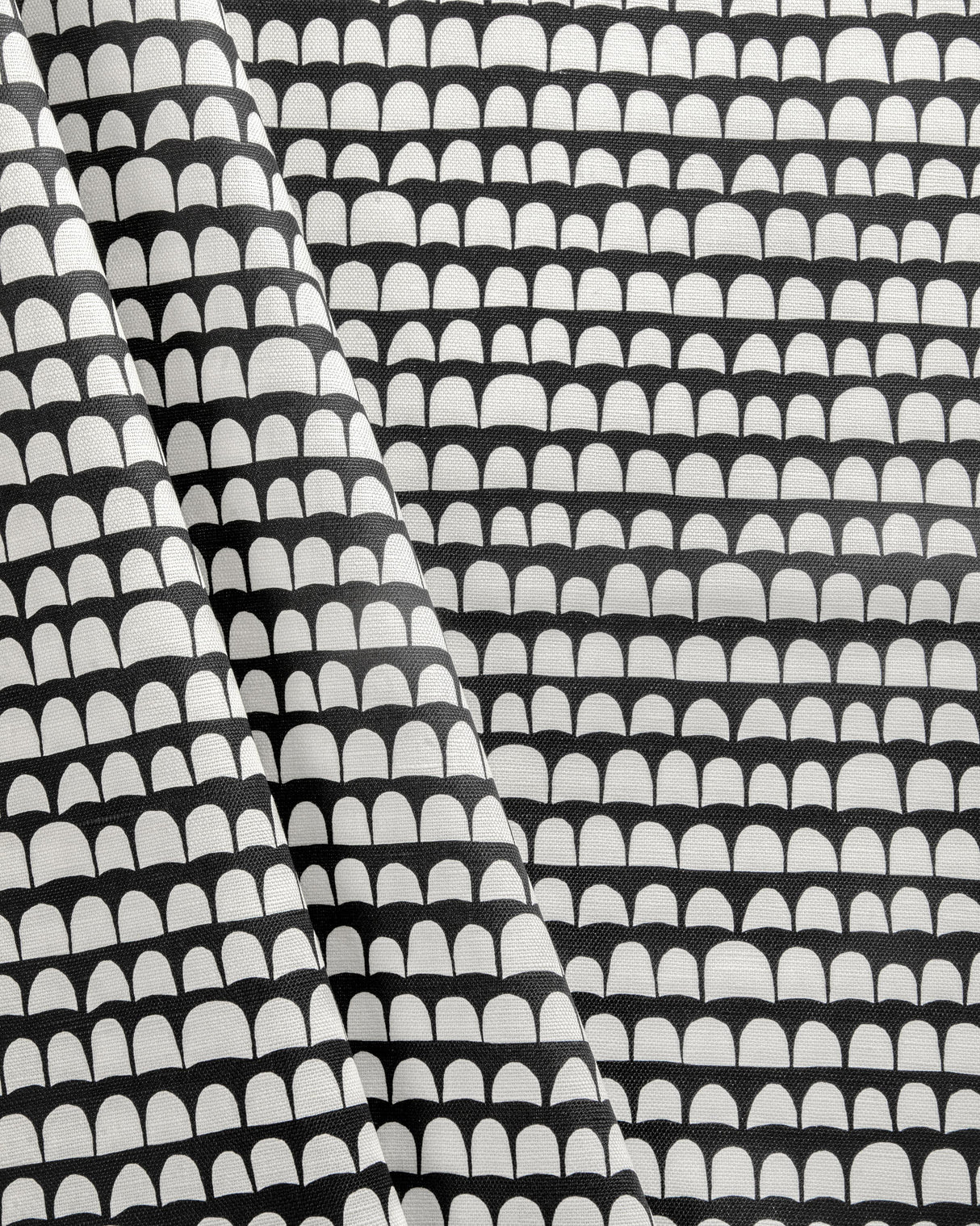 Lee Jofa HANNU BLACK/ECRU Fabric