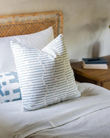 Lee Jofa INK STRIPE DENIM/OYSTER Fabric