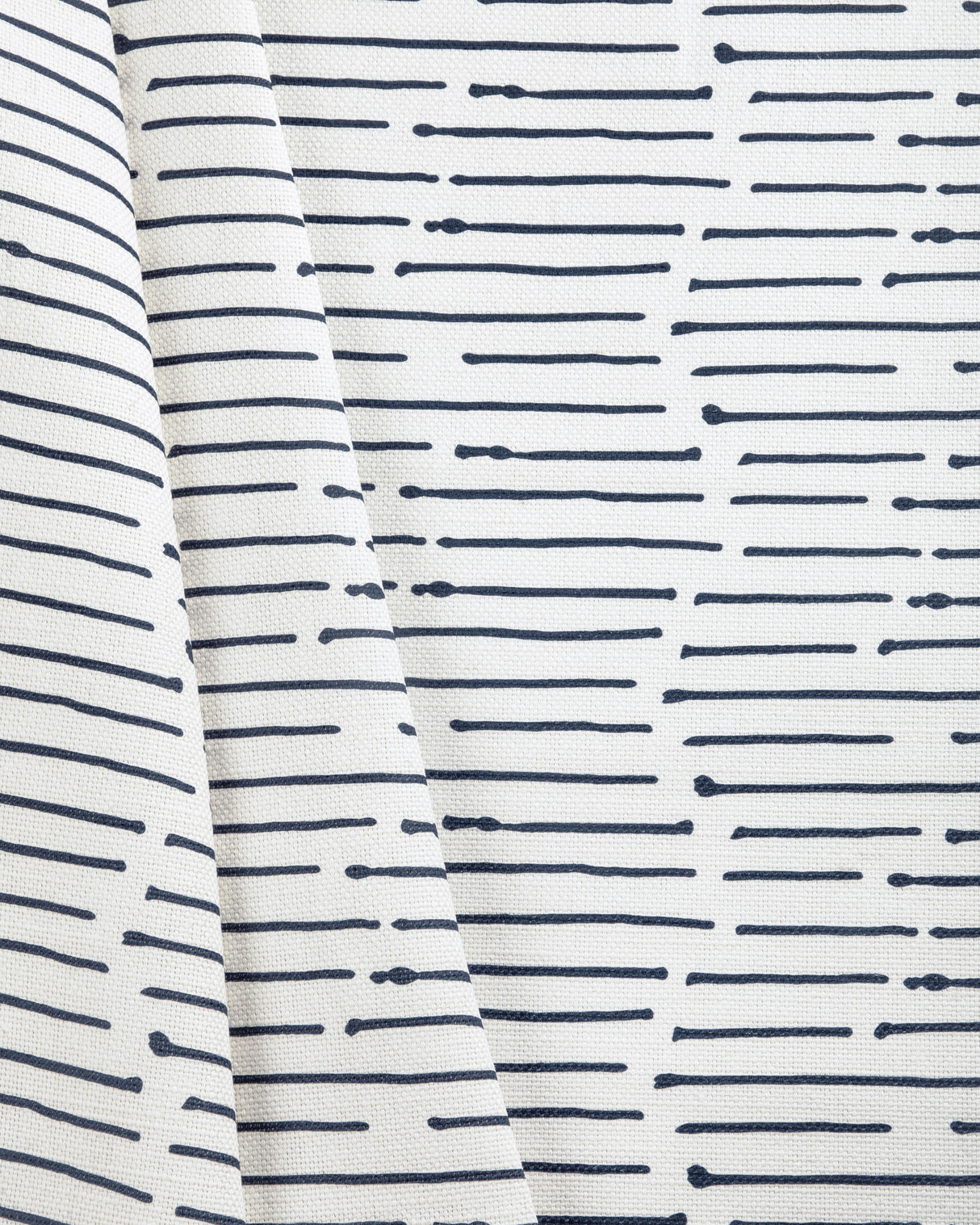 Lee Jofa INK STRIPE DARK NAVY/OYSTER Fabric