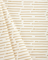 Lee Jofa INK STRIPE COGNAC/OYSTER Fabric