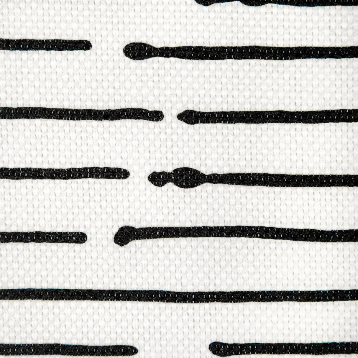 Lee Jofa INK STRIPE BLACK/OYSTER Fabric