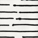 Lee Jofa INK STRIPE BLACK/OYSTER Fabric