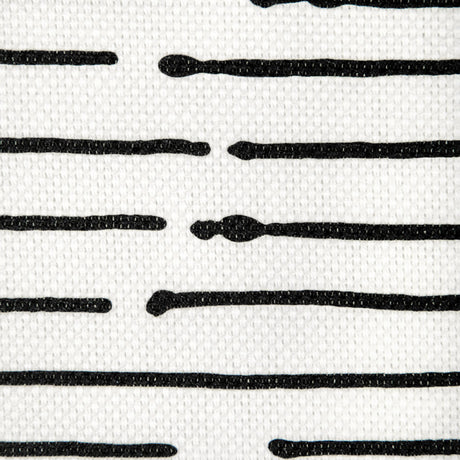 Lee Jofa INK STRIPE BLACK/OYSTER Fabric