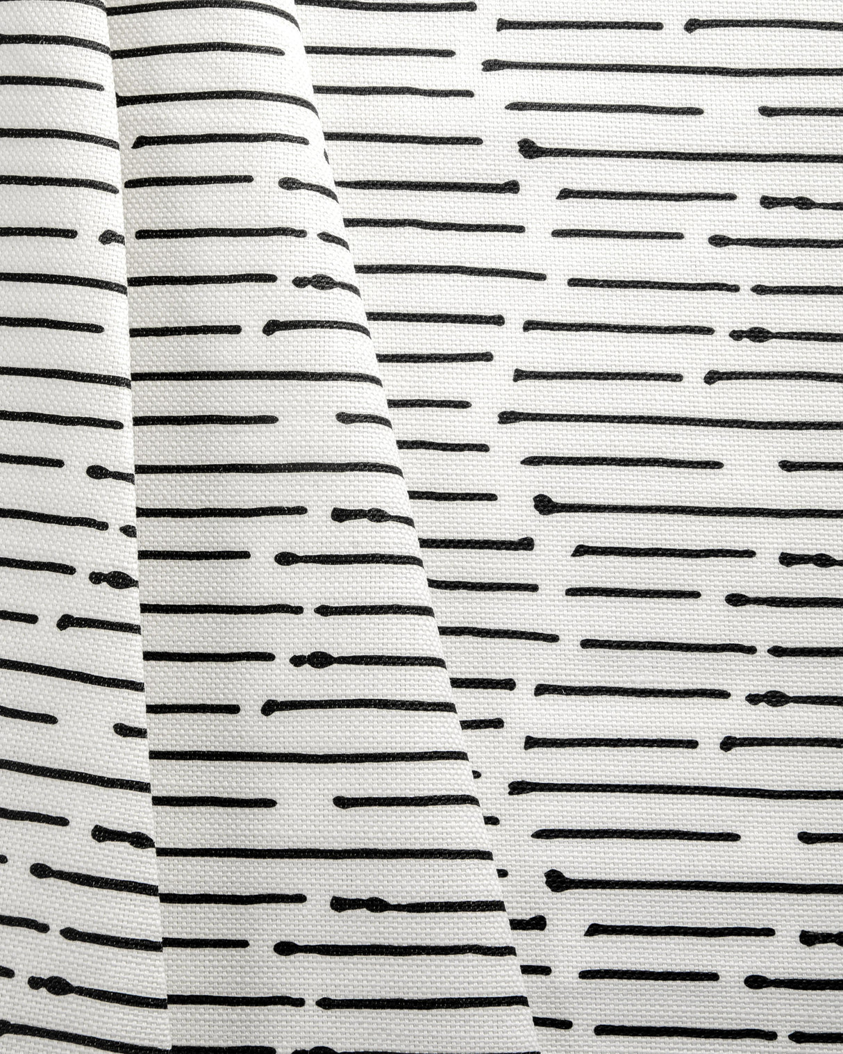 Lee Jofa INK STRIPE BLACK/OYSTER Fabric