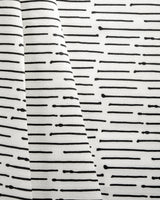 Lee Jofa INK STRIPE BLACK/OYSTER Fabric