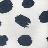 Lee Jofa PAINT DOT DARK NAVY/OYSTER Fabric