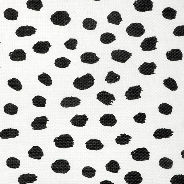 Lee Jofa PAINT DOT BLACK/OYSTER Fabric