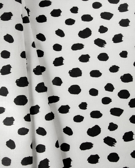Lee Jofa PAINT DOT BLACK/OYSTER Fabric