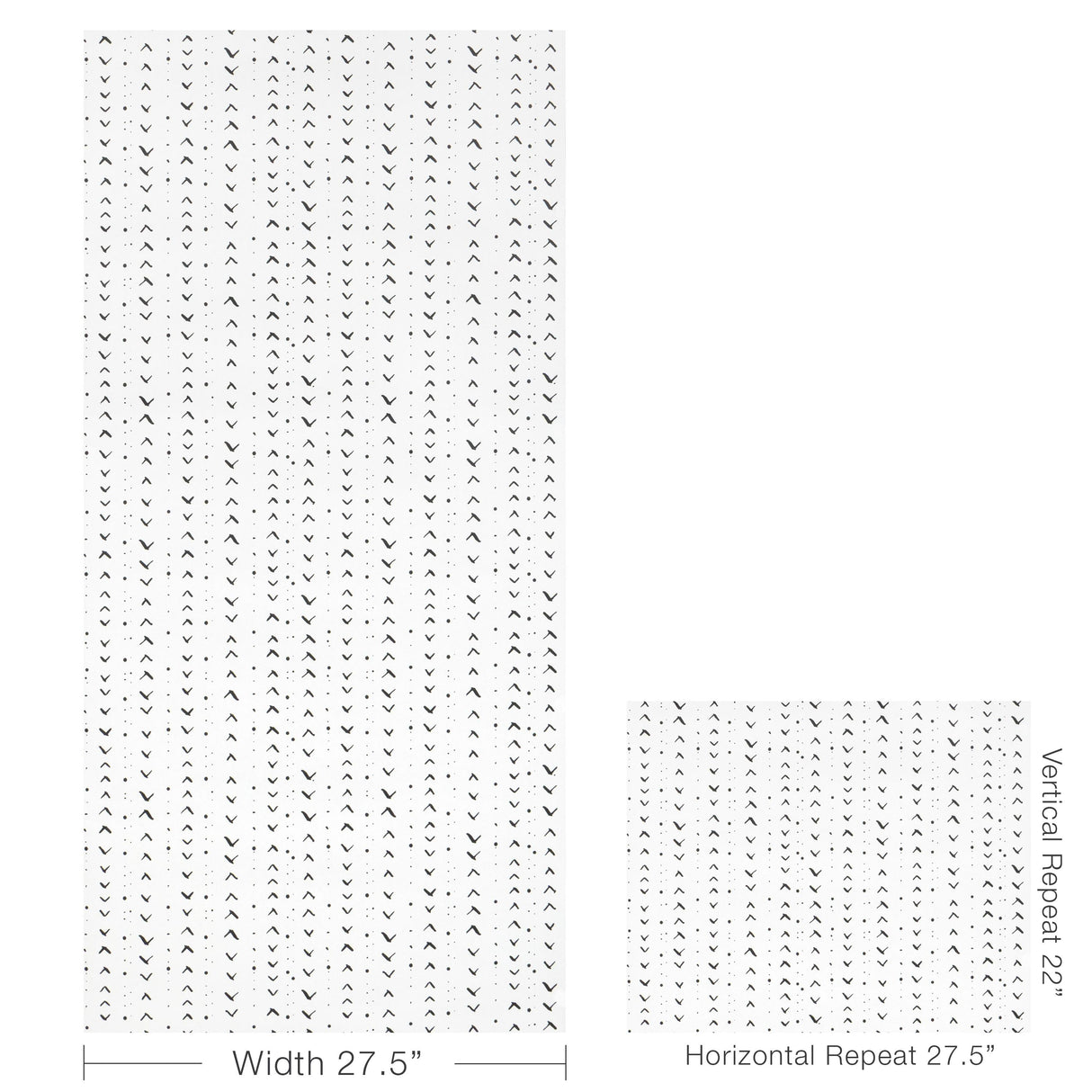 Lee Jofa TITIK WP BLACK Wallpaper