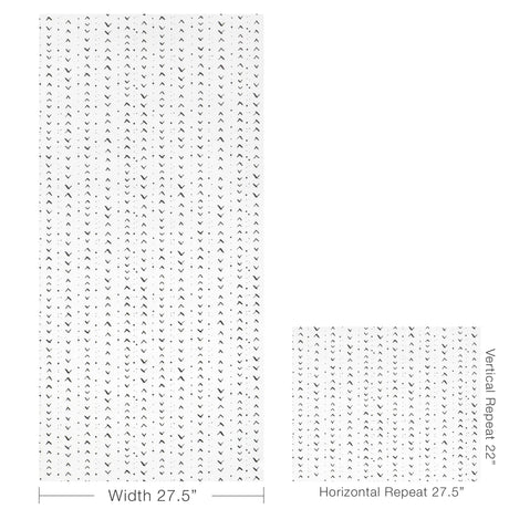 Lee Jofa TITIK WP BLACK Wallpaper