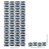 Lee Jofa RAJA WP DARK NAVY Wallpaper