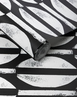 Lee Jofa RAJA WP BLACK Wallpaper
