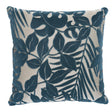 Schumacher Cadet 22" x 22" Miramar I/O Velvet Pillow